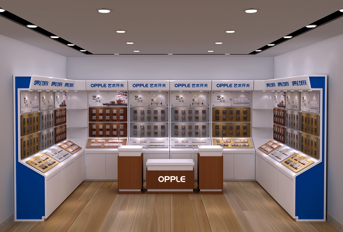 华龙：柜台展示柜什么材质好？
